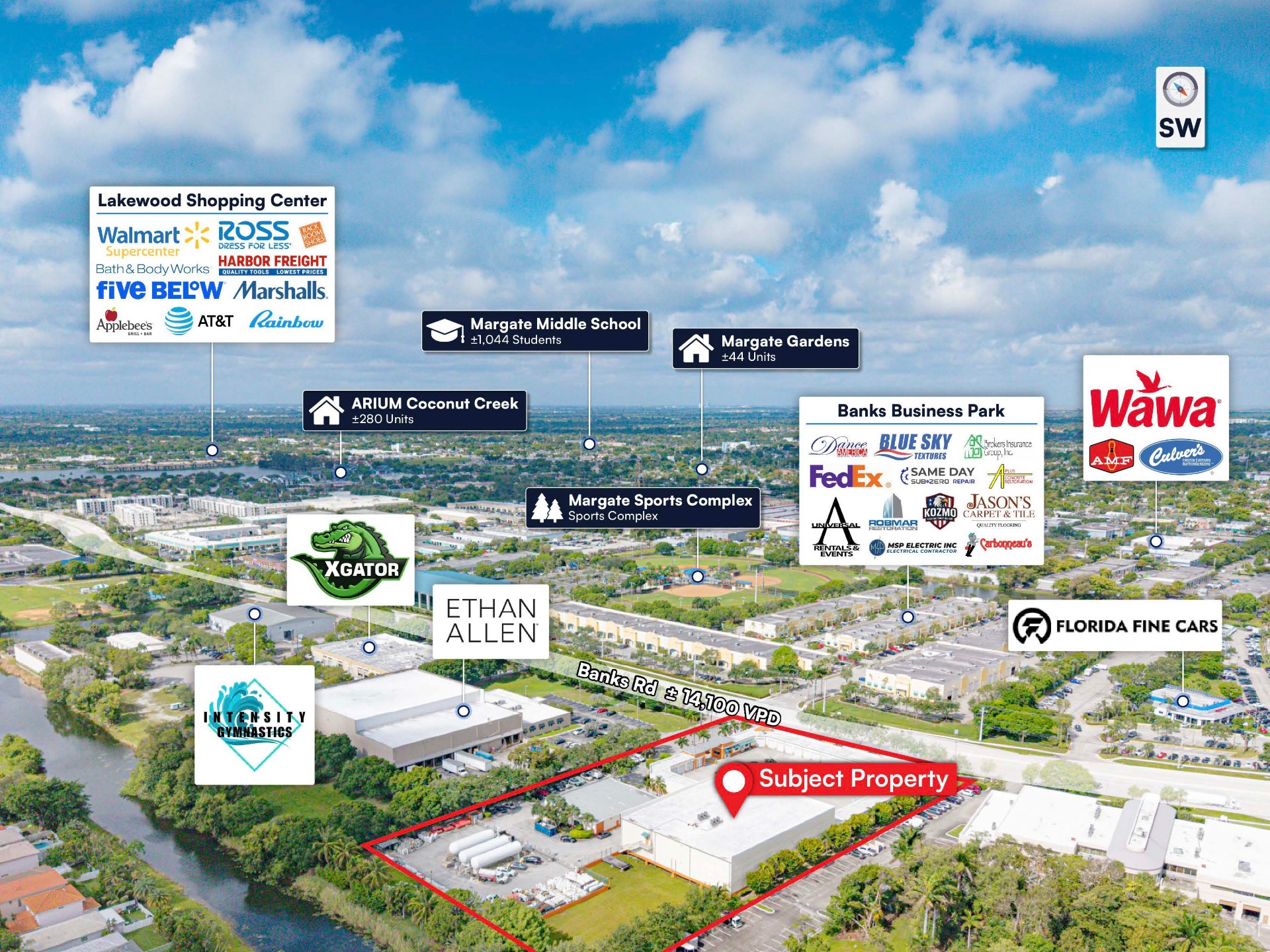 Miami–Fort Lauderdale–West Palm Beach MSA skyline